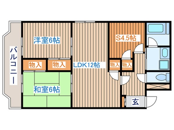 ファーストハイツ新田の物件間取画像